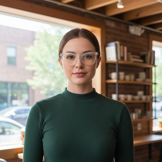Violet Flower Eyewear